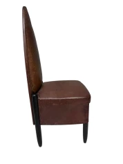 Art Deco Amsterdamse School High-Back Side Chair by Michel de Klerk, 1916/1925